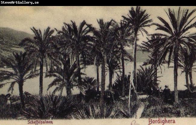 Pierre Renoir View of Bordighera:the Palms Postcard